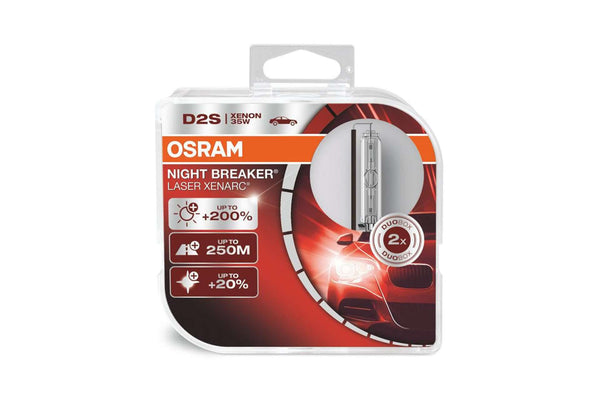 Osram D2S Xenarc Night Breaker Laser 66240XNL-HCB xenon HID bulbs
