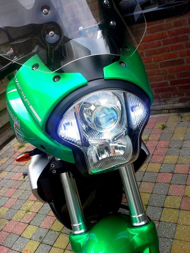 Kawasaki Versys 2007-2010 bi-xenon HID headlight upgrade info