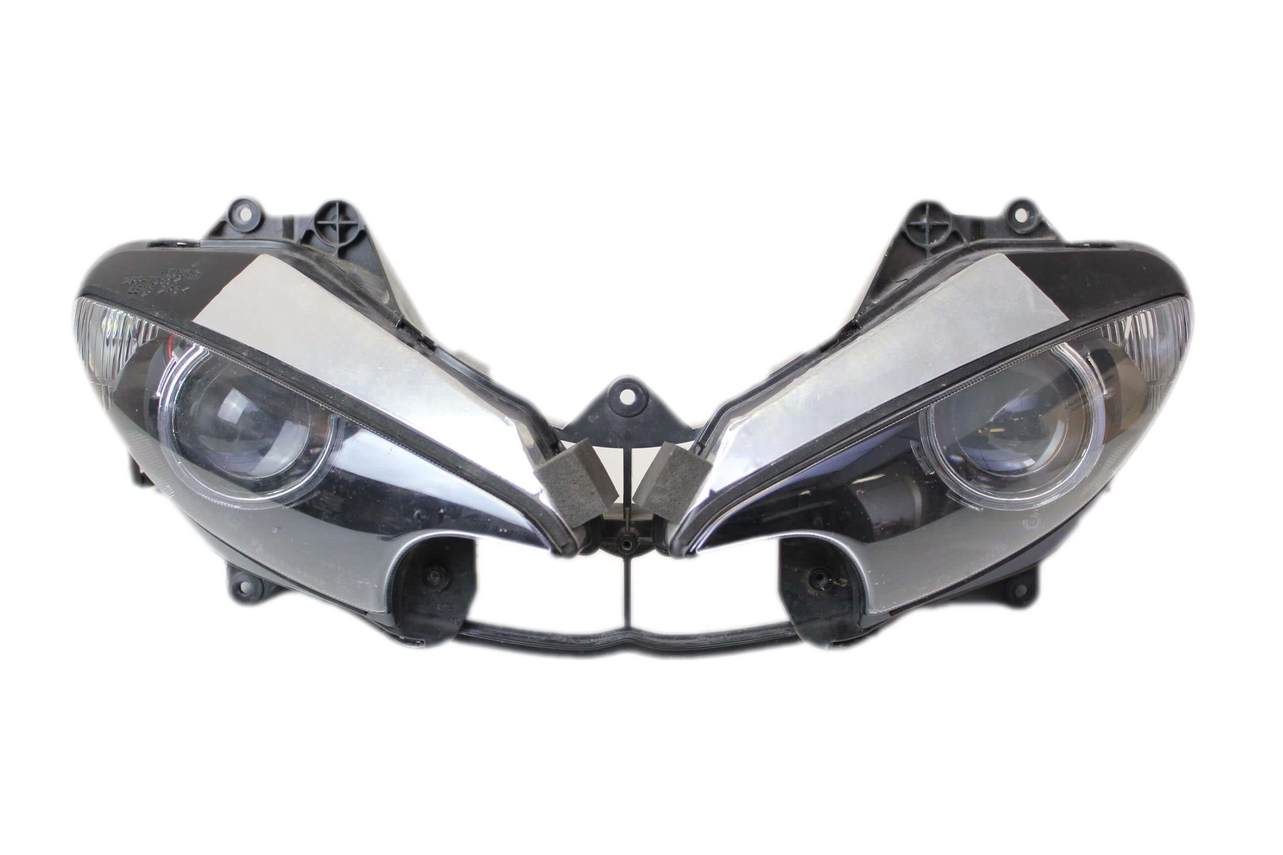 Yamaha YZF R1 bi-xenon headlight upgrade kit tutorial