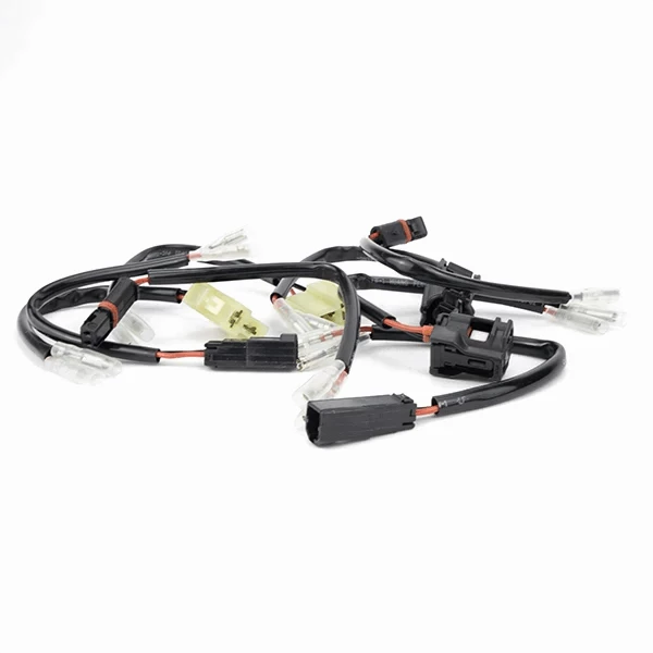Motorcycle LED turn signal connecting adapter cables