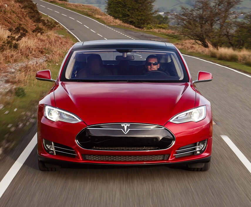 Tesla model S vor facelift