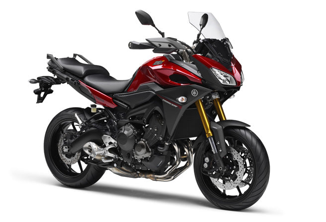Official Yamaha MT-09 Tracer 2015 press photograph, first-generation Tracer 900 (2015–2017)