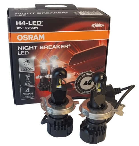 OSRAM NIGHT BREAKER H7 LED 230% Set for Audi A1 8X 15-18 64210DWNBG2 Lamps