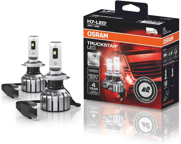 Osram TRUCKSTAR® LED H7 LED conversion kit for halogen - Street legal - 64215DWTS-2HFB