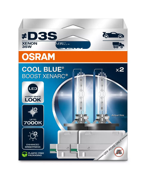 Osram D3S Cool Blue Boost 66340CBB-HCB Duo Box Xenon Lampen