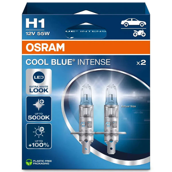 Osram Cool Blue Intense (NEXT GEN)  H1 halogen bulbs | 64150CBN-2HB