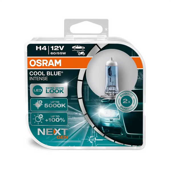 Osram Cool Blue Intense (NEXT GEN) H4-halogeenlampen | 64193CBN-HCB