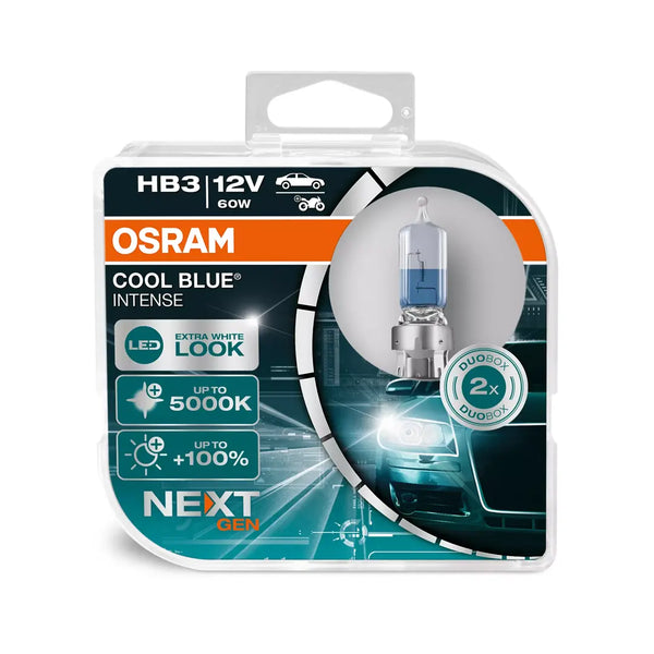 Osram Cool Blue Intense (NEXT GEN) 9005 HB3 halogen bulbs | 9005CBN-HCB