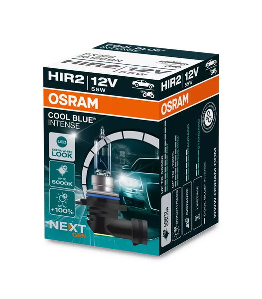 Osram Cool Blue Intense (NEXT GEN) HIR2-halogeenlampen 9012CBN | enkele verpakking