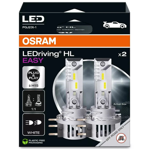 H15 led Osram easy installation light upgrade