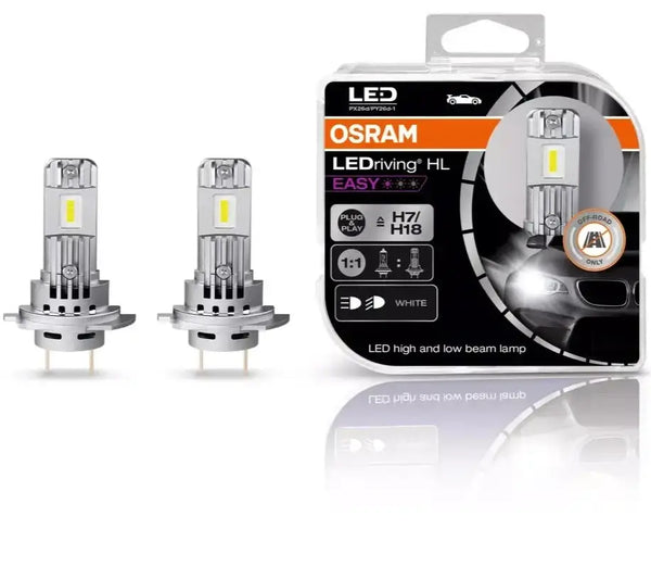 Osram H7 LED halogen replacement bulb Easy installation HL easy 64210DWESY