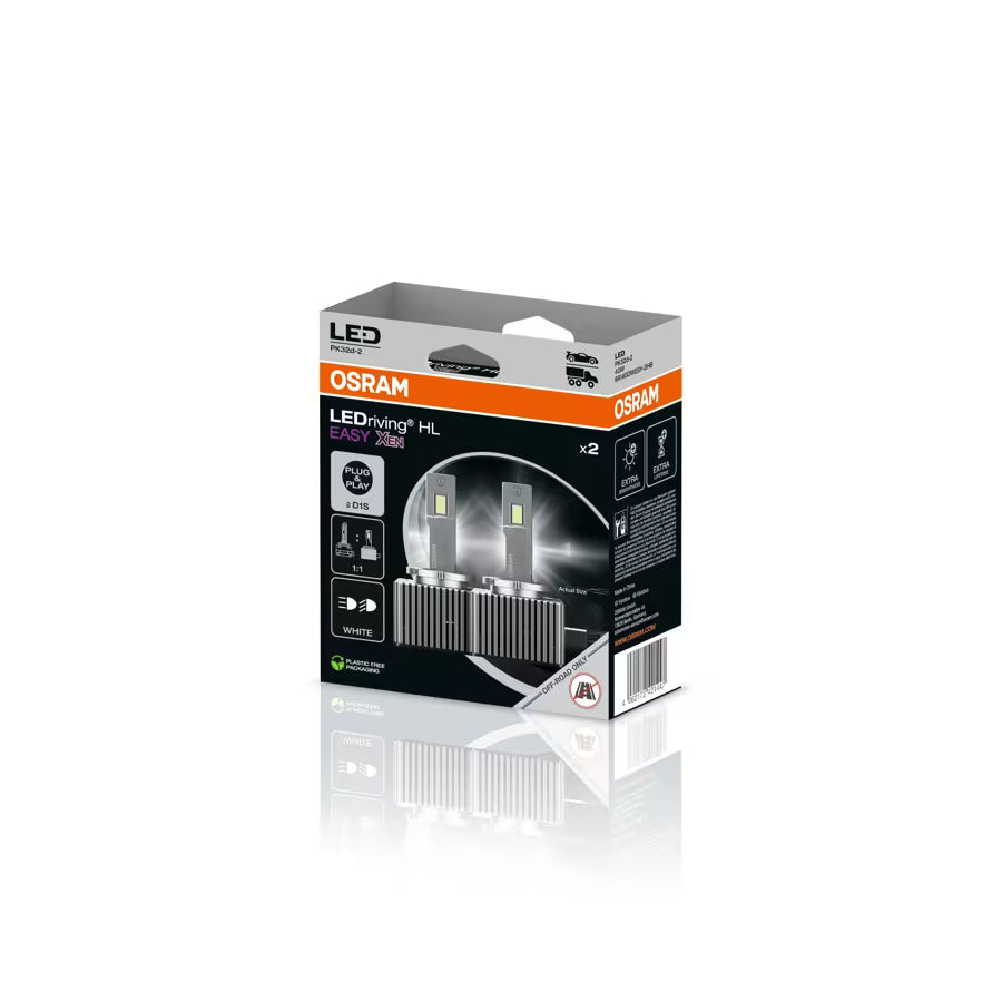 Osram LEDriving HL EASY XEN D1S LED replacement bulbs for D1S xenon HID - 66140DWESY-2HB