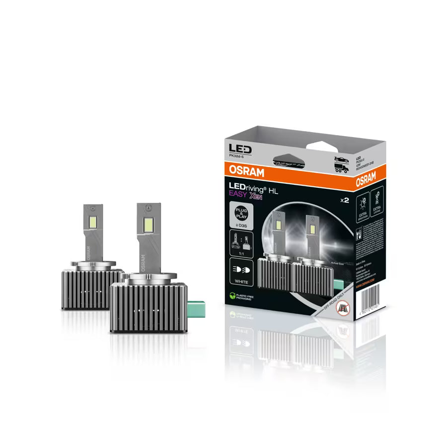 Ampoules de remplacement LED Osram LEDriving HL EASY XEN D3S pour xénon HID D3S - 66340DWESY-2HB