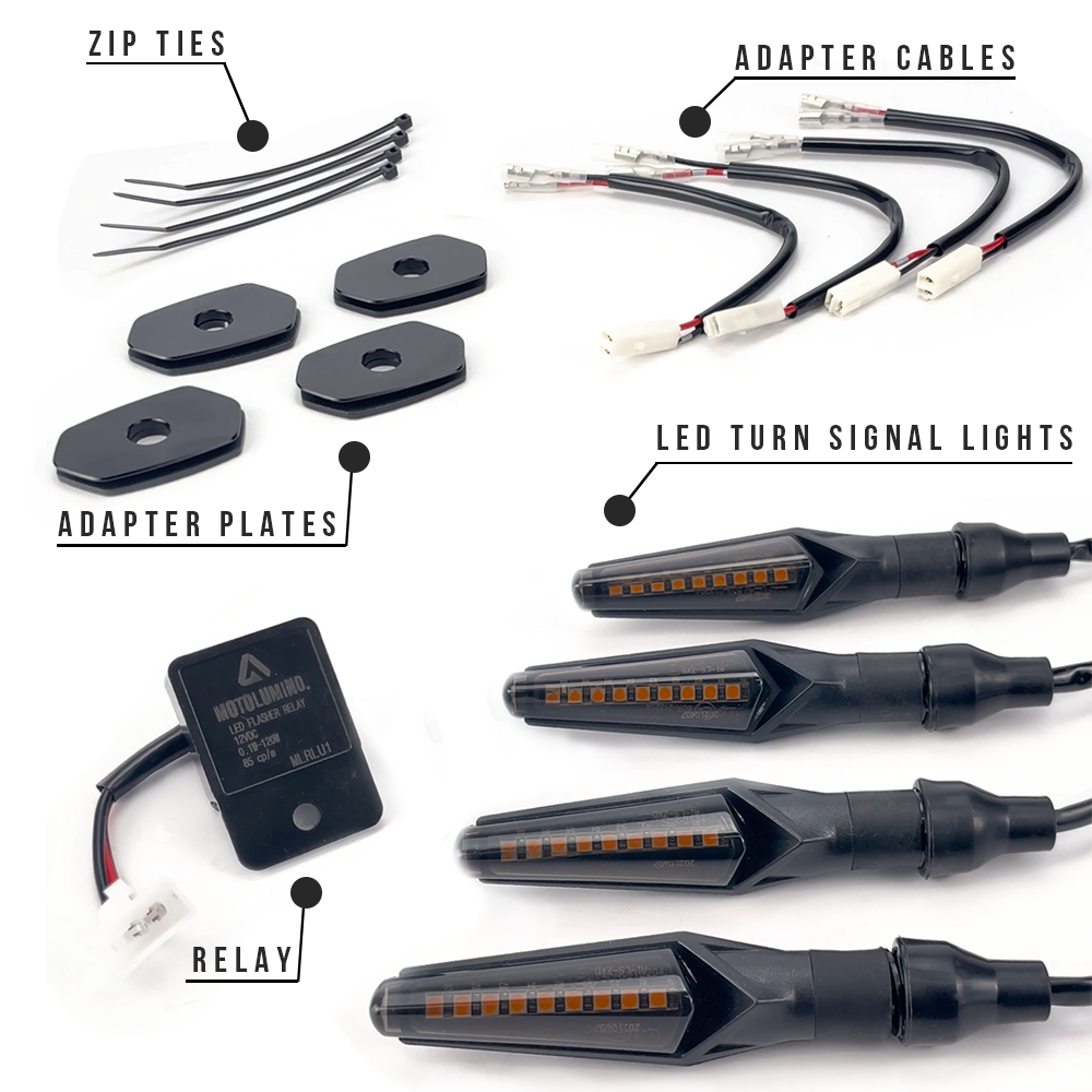 Kawasaki Z900 LED Turn Signal kit | Indicator | Blinker | Sequential