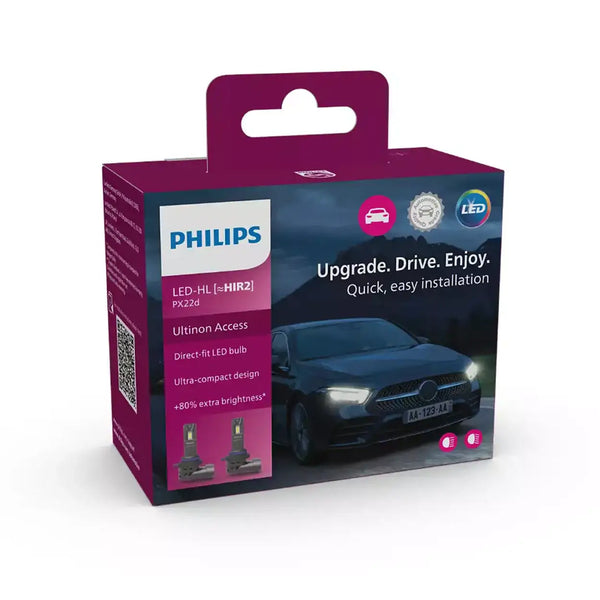 Philips LED HIR2 12V Ultinon access LED upgrade bulbs | 11012U2500CX