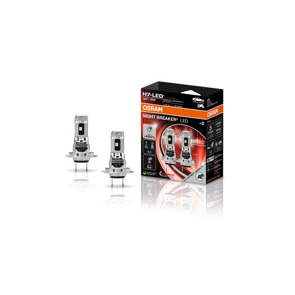 Osram NIGHT BREAKER® LED SPEED H7 450 LED conversion for halogen headlights - Street legal - 64210DWNBSP-2HB