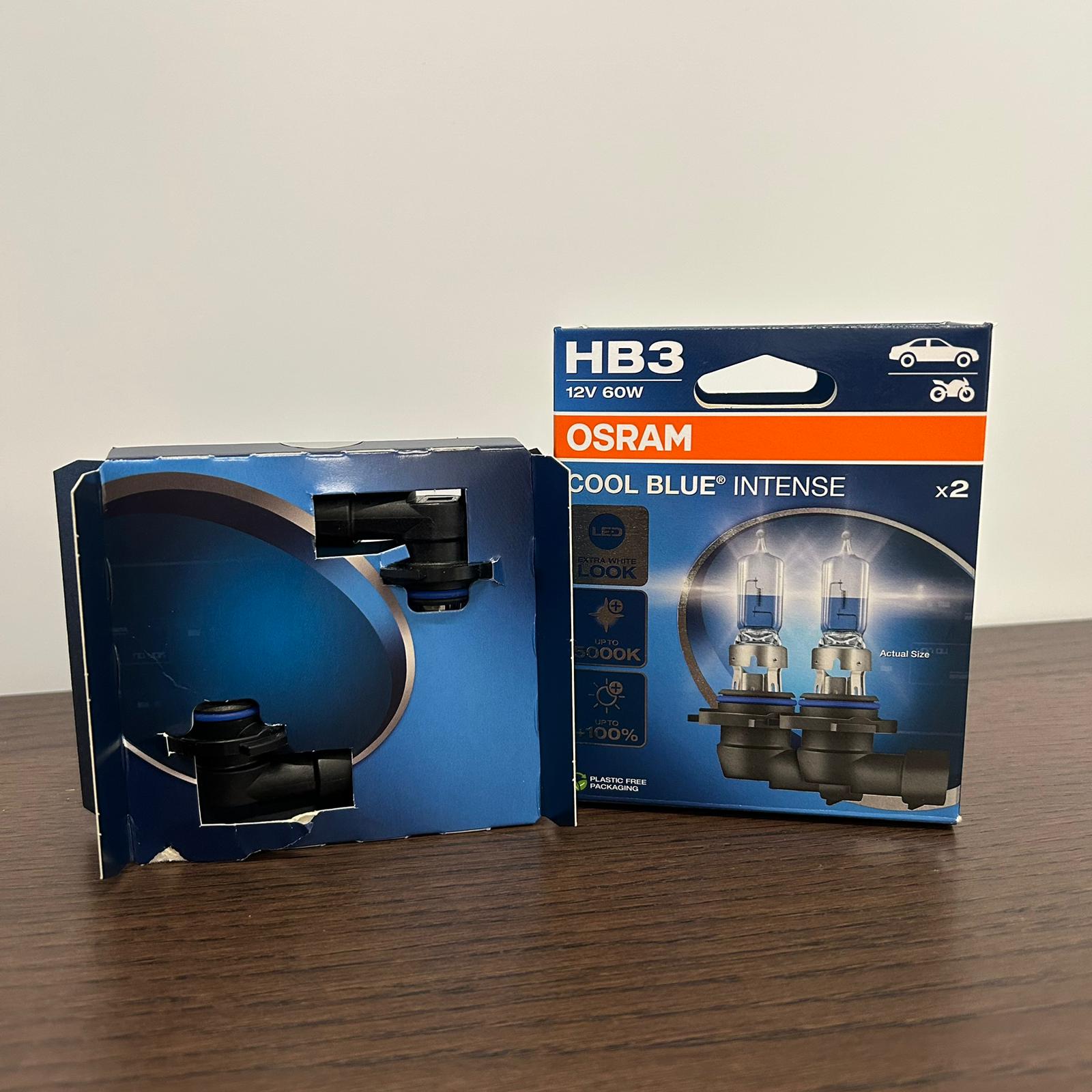 [BARGAIN] Osram Cool Blue Intense (NEXT GEN) 9005 HB3 halogen bulbs | 9005CBN-2HB (OUTLET)