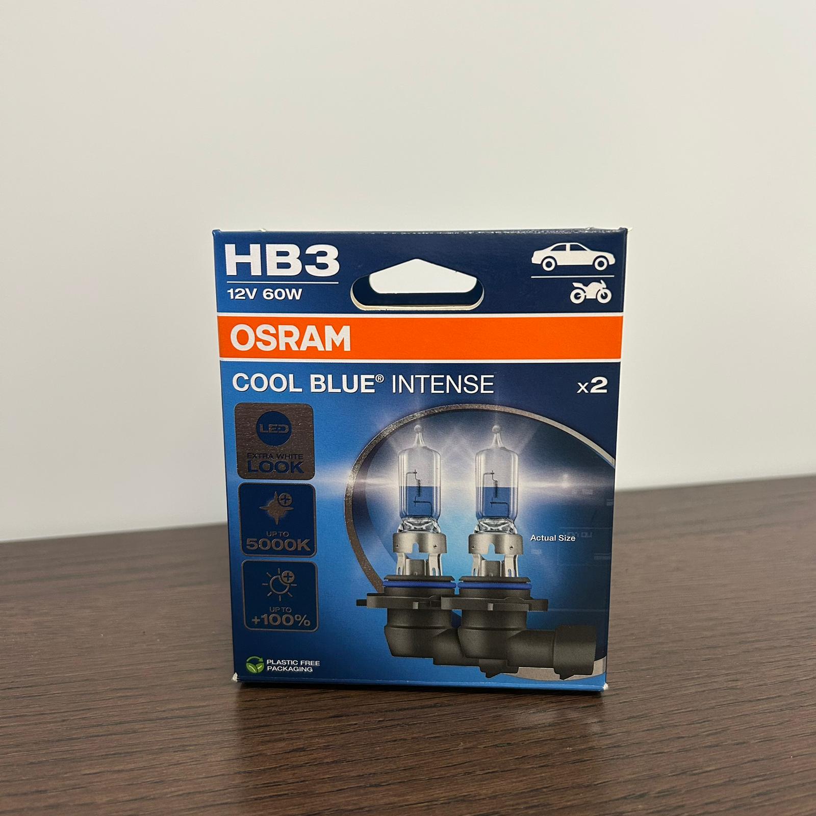 [BARGAIN] Osram Cool Blue Intense (NEXT GEN) 9005 HB3 halogen bulbs | 9005CBN-2HB (OUTLET)