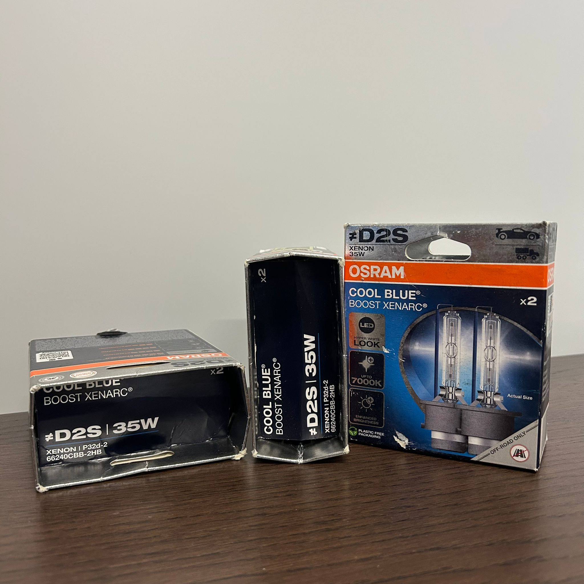 [BARGAIN] Osram Cool Blue Boost D2S Xenon HID bulbs 66240CBB-2HB (outlet)