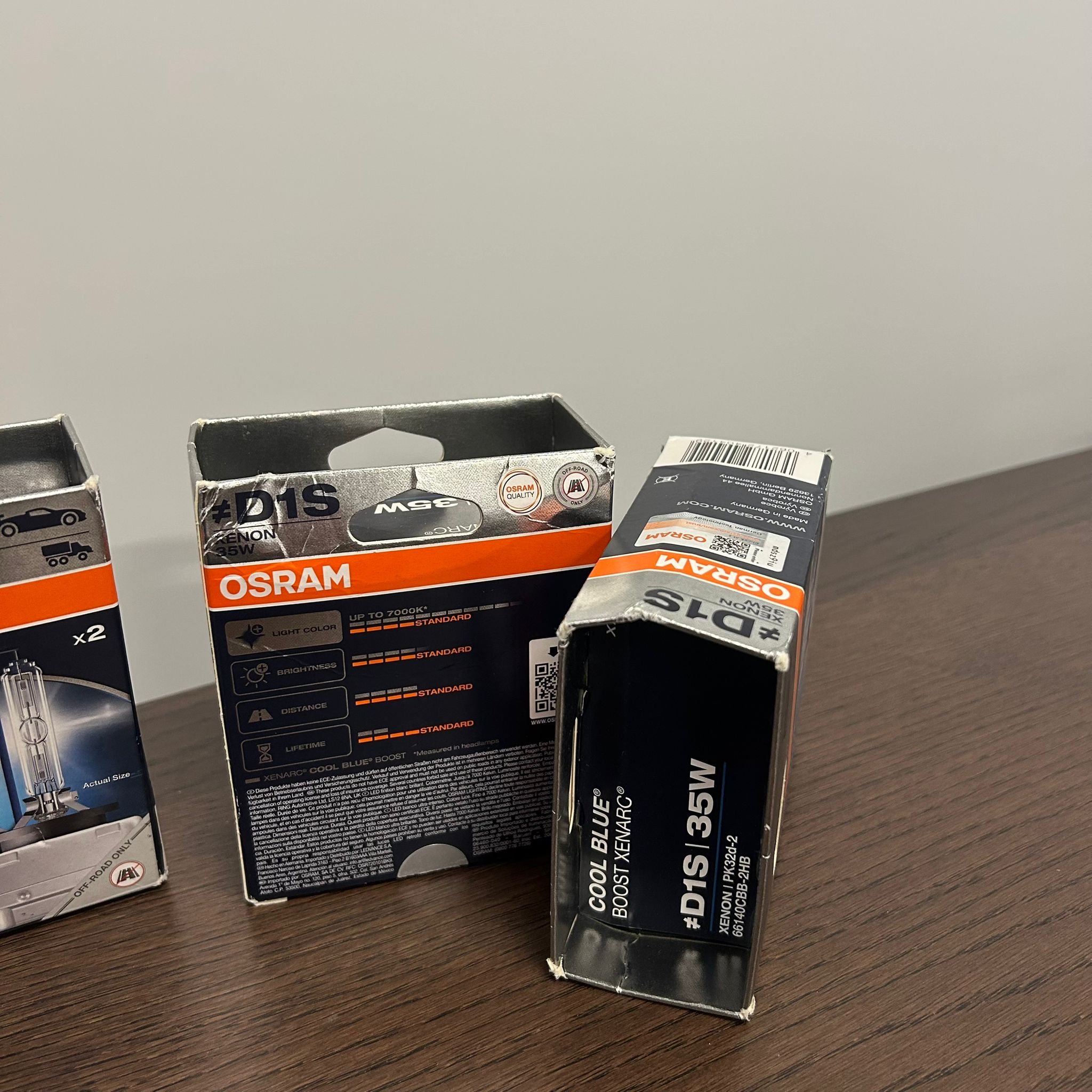 [BARGAIN] Osram Cool Blue BoostD1S Xenon HID bulbs 66140CBB-2HB (outlet)