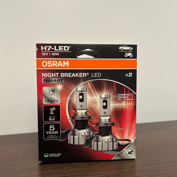 (BARGAIN)Osram NIGHT BREAKER® H7 LED SMART conversion kit for halogen - Street legal -  64210DWNBSM-2HB - Pair (OUTLET)