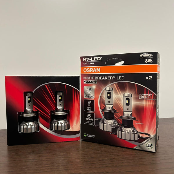 (BARGAIN)Osram NIGHT BREAKER® H7 LED SMART conversion kit for halogen - Street legal -  64210DWNBSM-2HB - Pair (OUTLET)