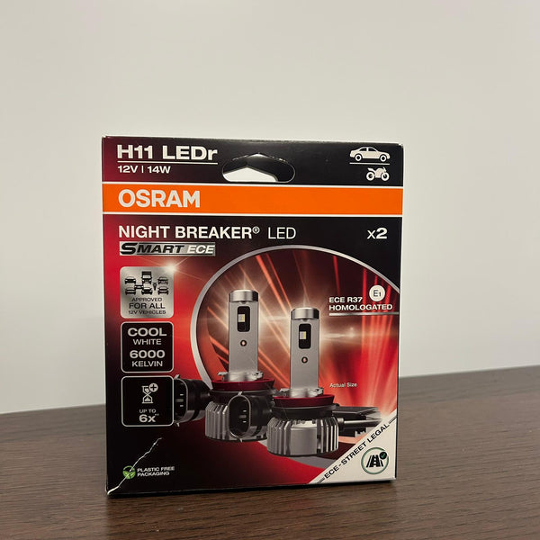 Osram NIGHT BREAKER H11 LED SMART ECE conversiekit - Straatlegaal - 64211DWNBSM-ECE-2HB - Set