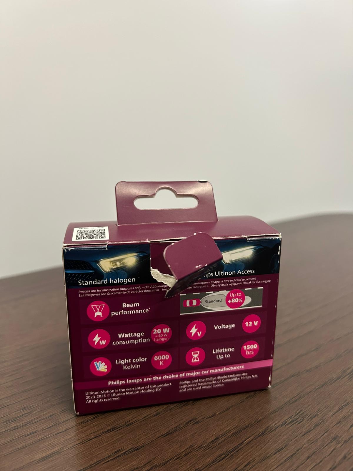 (BARGAIN) Philips LED HB 3/4 9005/9006 12V Ultinon access LED upgrade bulb | 11005U2500CX (outlet)