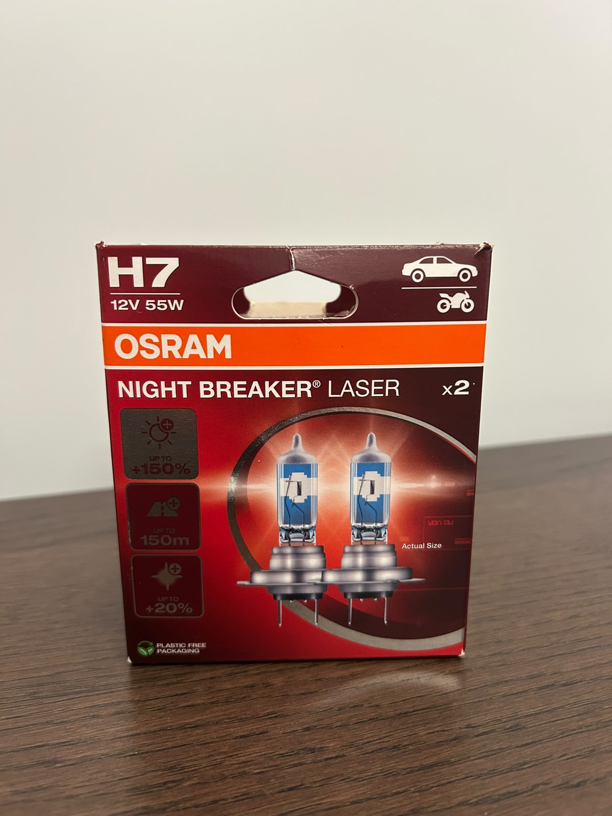 [BARGAIN] Osram Night Breaker Laser H7 Halogen bulbs 64210NL-2HB (outlet)