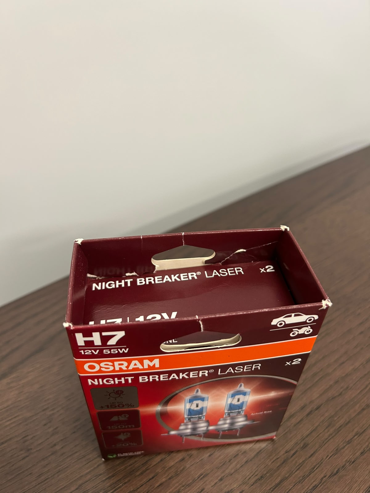 [BARGAIN] Osram Night Breaker Laser H7 Halogen bulbs 64210NL-2HB (outlet)