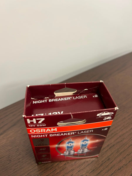[BARGAIN] Osram Night Breaker Laser H7 Halogen bulbs 64210NL-2HB (outlet)