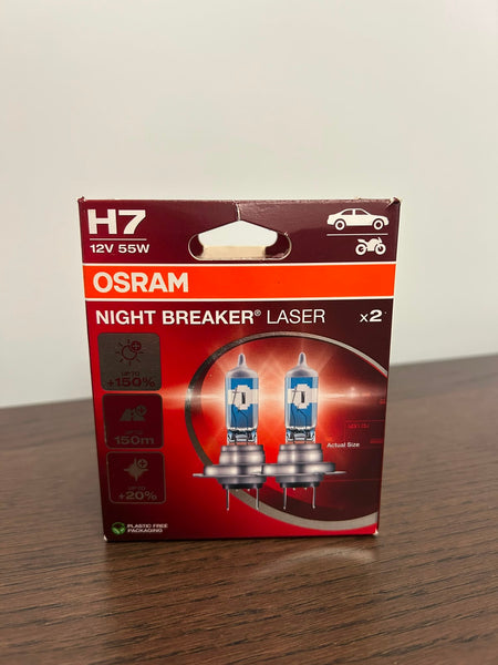 [BARGAIN] Osram Night Breaker Laser H7 Halogen bulbs 64210NL-2HB (outlet)
