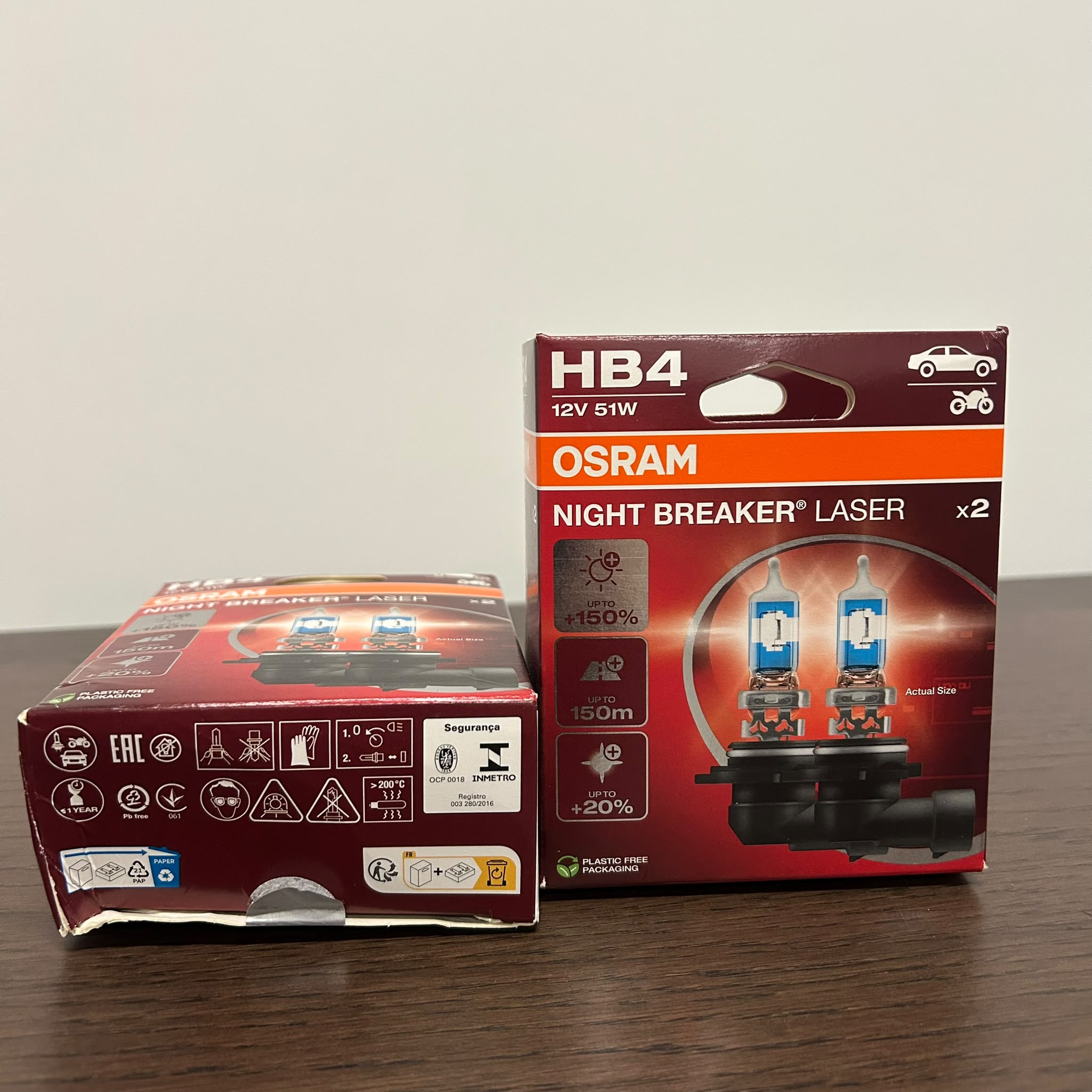 [BARGAIN] Osram Night Breaker laser HB4/9006 Halogen bulbs 9006NL-2HB (outlet)
