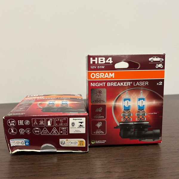 [BARGAIN] Osram Night Breaker laser HB4/9006 Halogen bulbs 9006NL-2HB (outlet)