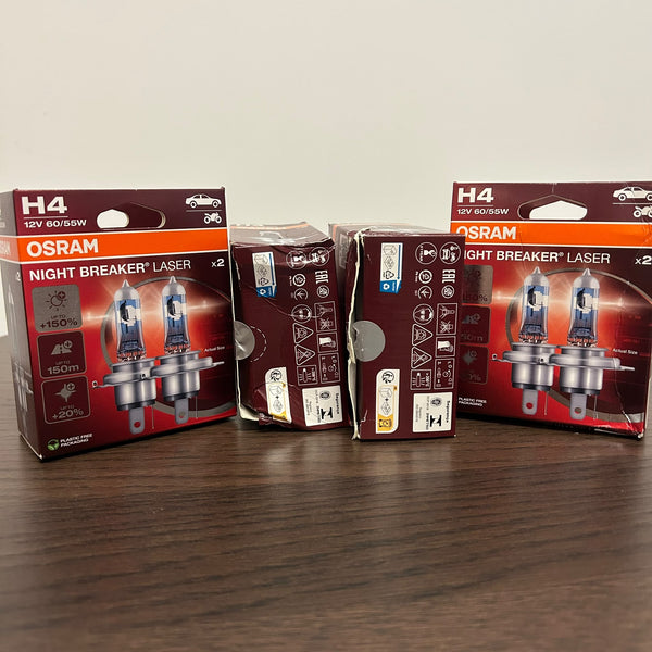 [BARGAIN] Osram Night Laser H4 Halogen bulbs 64193NL-2HB (outlet)