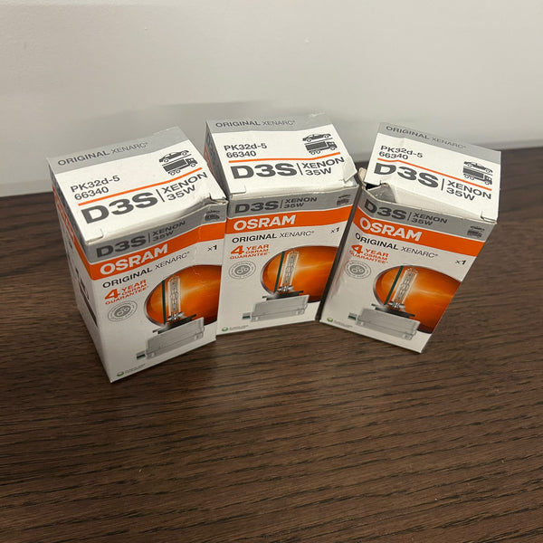 [BARGAIN] Osram Original Xenon HID D3S bulb 66340-PK32d-5  (outlet)
