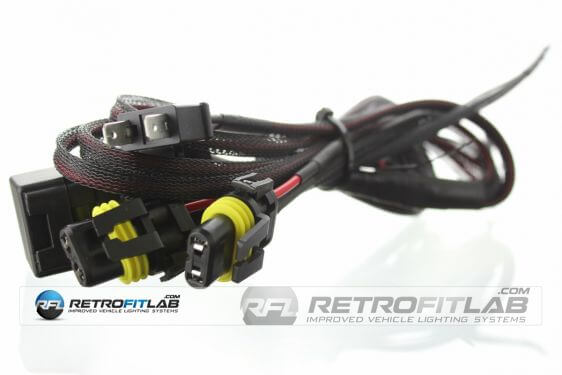 H4 motorcycle wire harness double - Retrofitlab