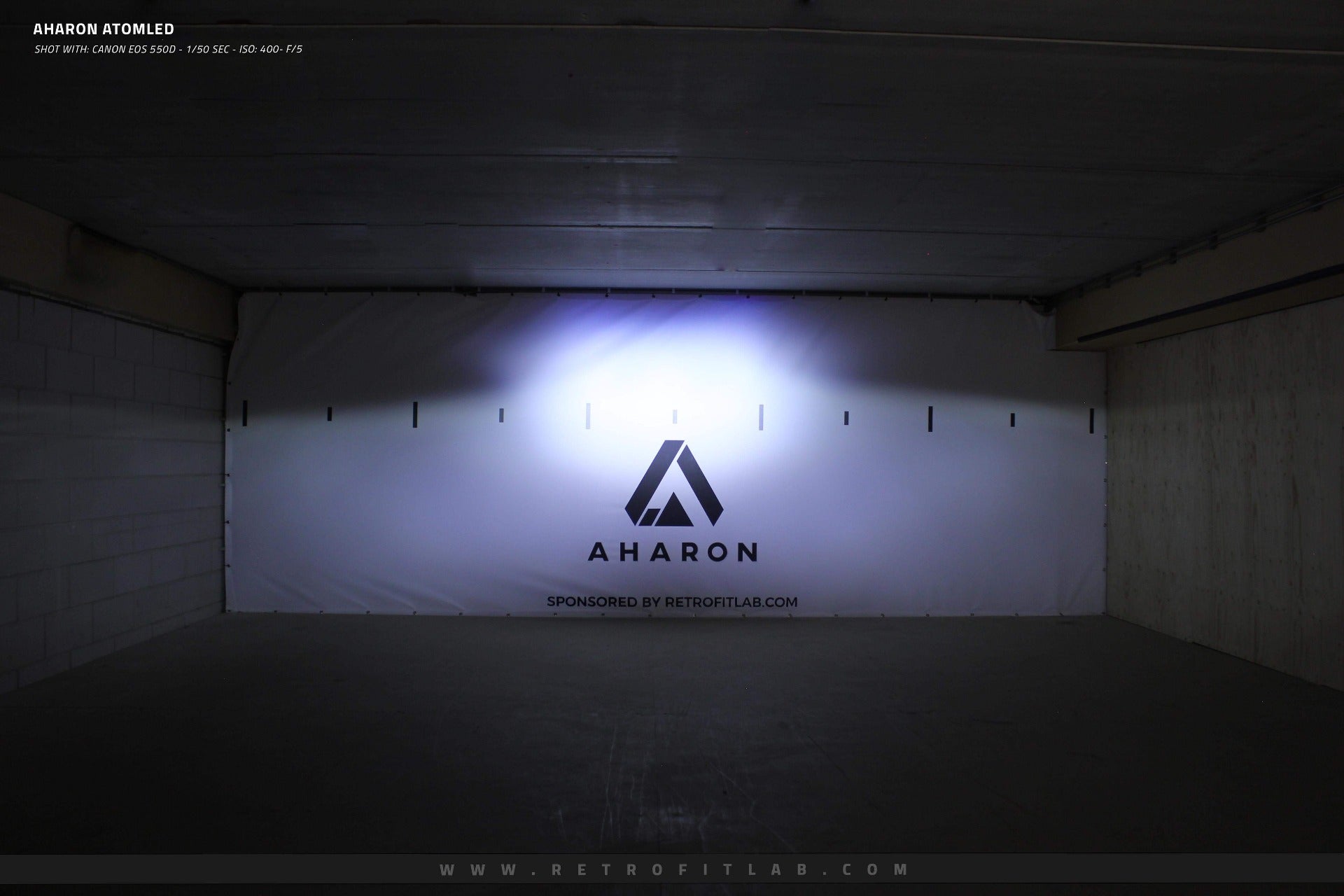 Aharon bi-led projector AtomLED X2 Retrofitlab high beam