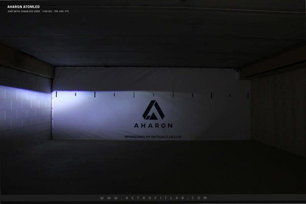 Aharon bi-led projector AtomLED X2 Retrofitlab Width