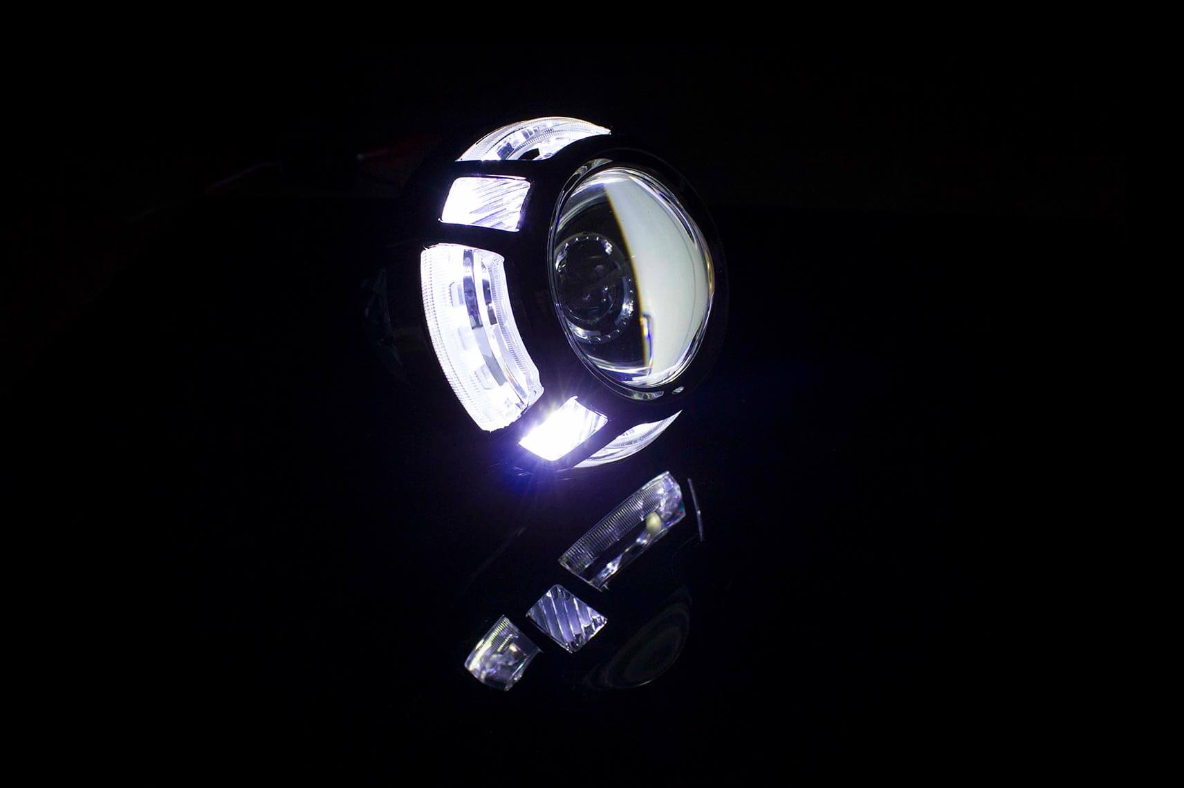 Panamera Schwarz - LED TFL