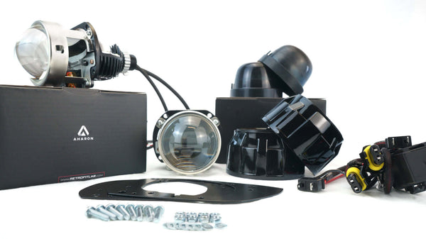 Kawasaki Ninja 650 R / ER-6f 09-11 Bi-LED headlight lighting upgrade kit