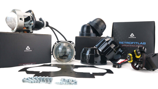 Kawasaki Z300 (2015-2018) - Bi-LED projektor Scheinwerfer Upgrade Kit