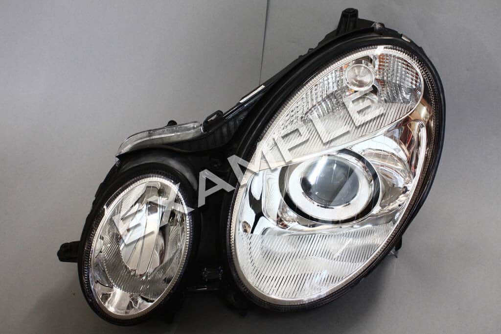 Mercedes E-Class W211 02-09 bi-xenon HID light upgrade kit for halogen headlights
