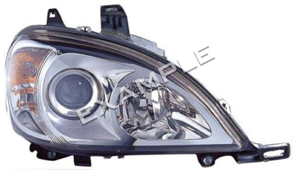 Mercedes ML W163 02-05 bi-xenon licht upgrade kit voor halogeen koplampen