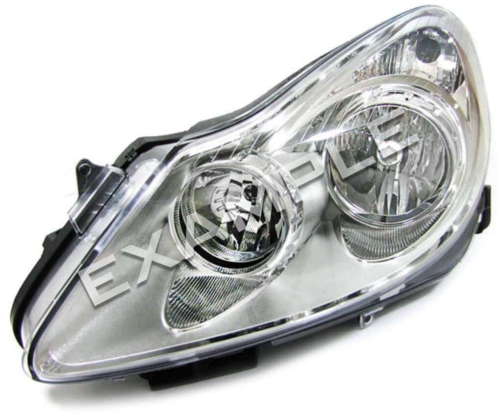 thumbnail image 2 of Argo 6000K Xenon White LED Headlight & Side Light Kit For Vauxhall Corsa D 2006-2010 2 of 3