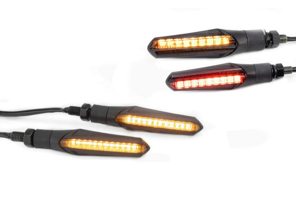 LED Sequential Turn Signal and brake light - 4 pcs kit