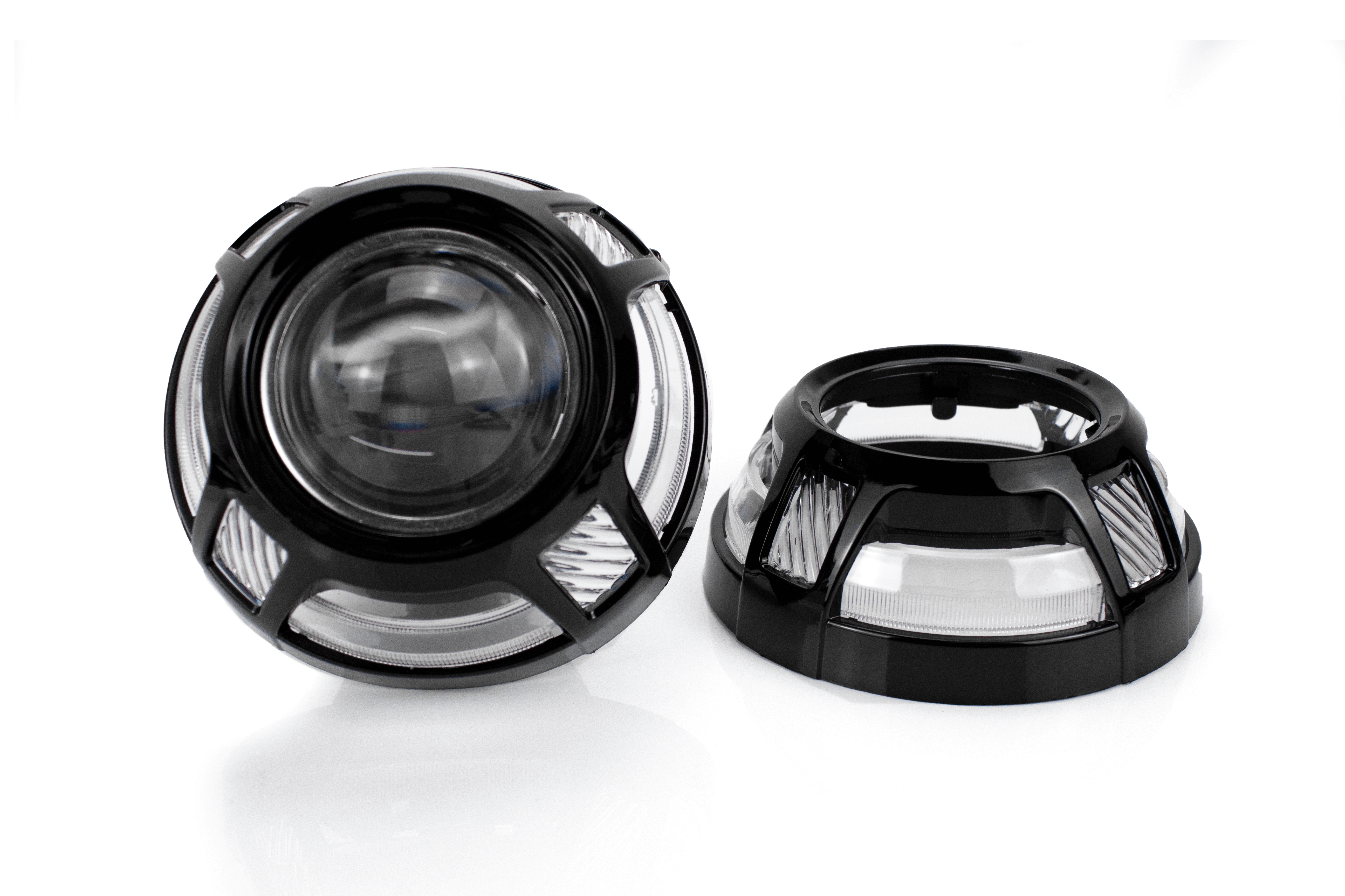 Panamera Zwart - LED DRL