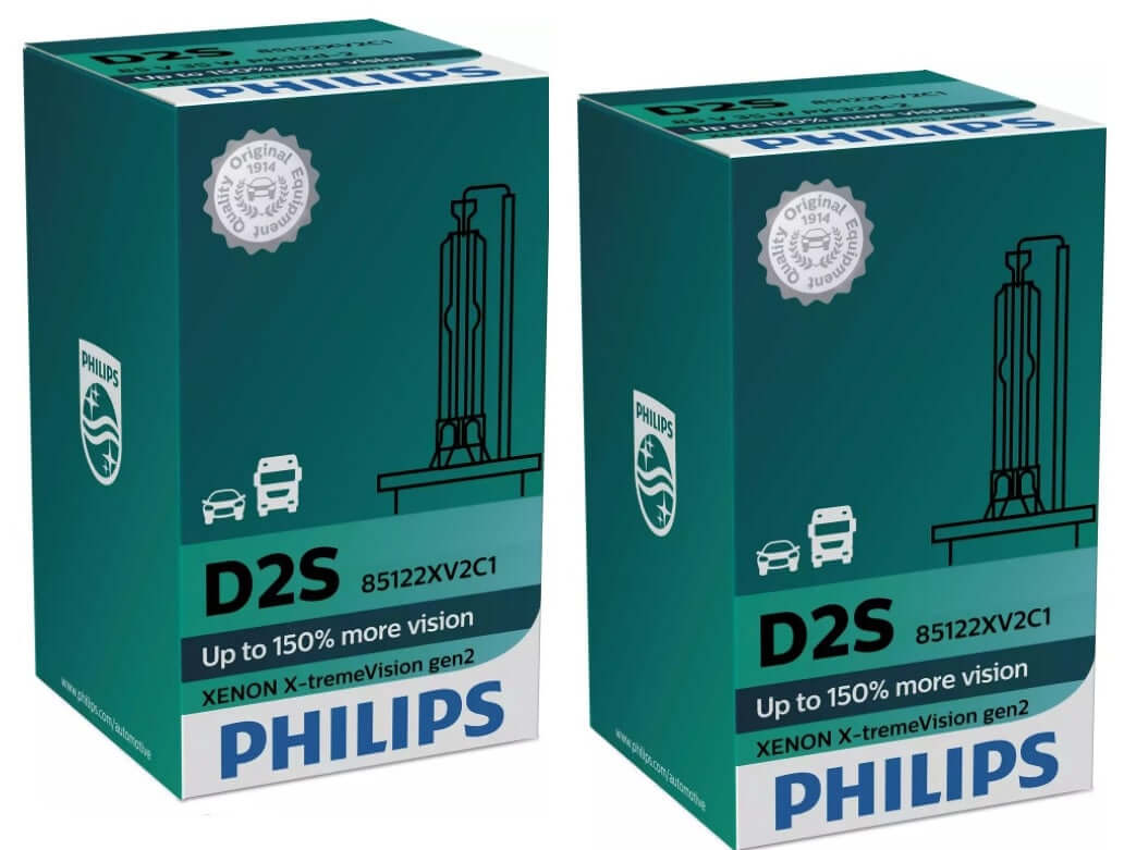 Philips D2S Philips X-treme Vision Gen 2 PH 85122XV2C1 pair of 2 bulbs