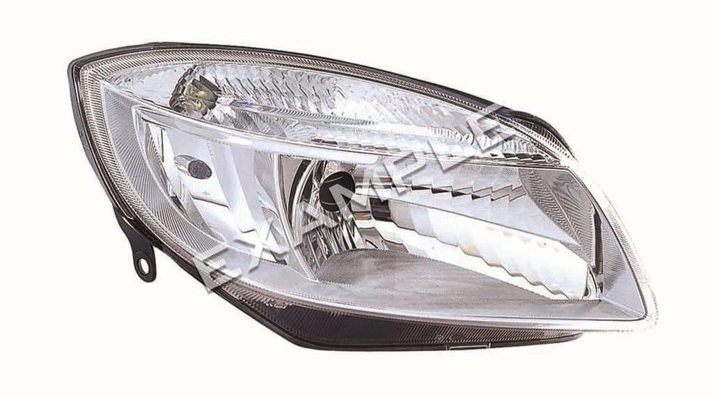 Skoda Fabia 5J facelift 10-14 bi-xenon HID light upgrade kit for halogen headlights