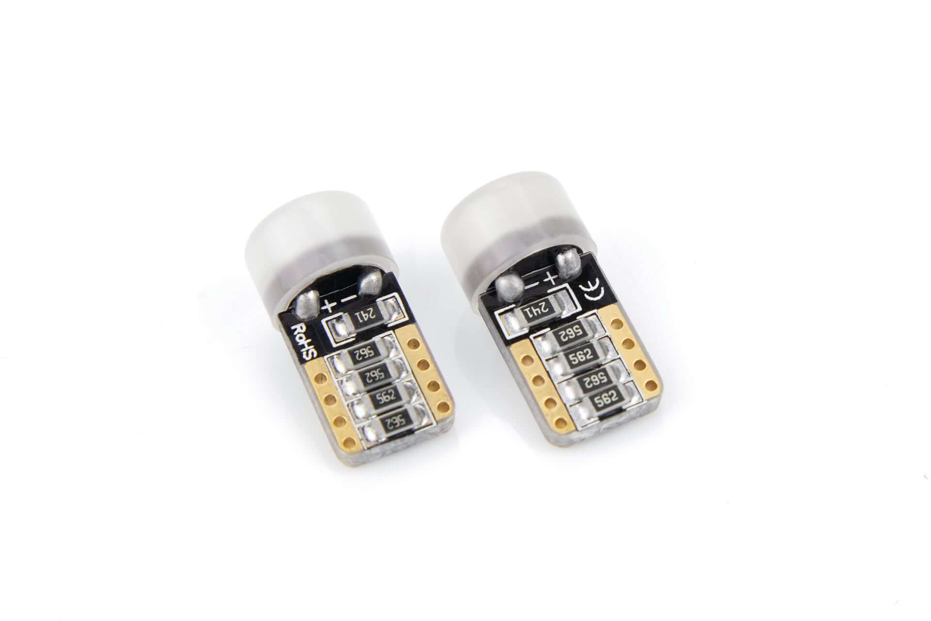 10x HELLA LED Retrofit Lamp 158W / T10 W5W – 12V 1W, 6000K Koel Wit, W2.1x9.5D